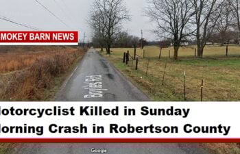 Motorcyclist Killed in Sunday Morning Crash in Robertson County