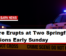 Gunfire Erupts at Two Springfield Locations Early Sunday