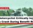 Motorcyclist Critically Injured in Crash During Benefit Ride 