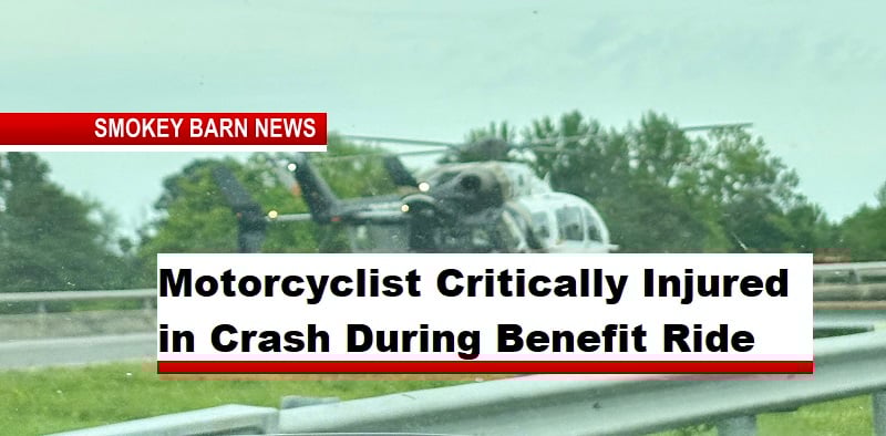 Motorcyclist Critically Injured in Crash During Benefit Ride 