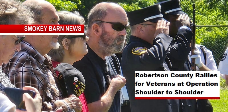 Robertson County Rallies for Veterans / WWII Vet Honored at Operation Shoulder to Shoulder