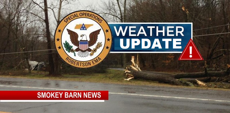 Friday Night Storm Topples Trees, Cuts Power to Thousands in Robertson County