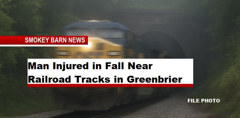 Man Injured in Fall Near Railroad Tracks in Greenbrier