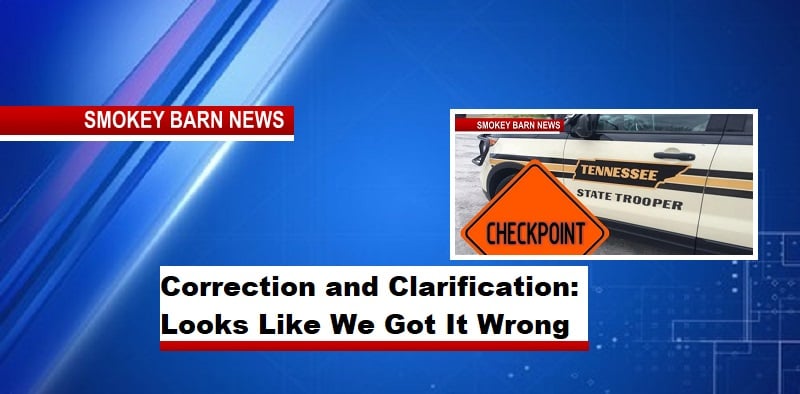 Correction and Clarification: Looks Like We Got It Wrong