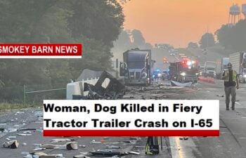 Woman, Dog Killed in Fiery Tractor Trailer Crash on I-65