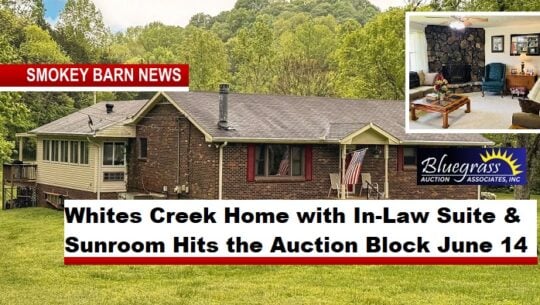 Whites Creek Home with In-Law Suite & Sunroom Hits the Auction Block June 14