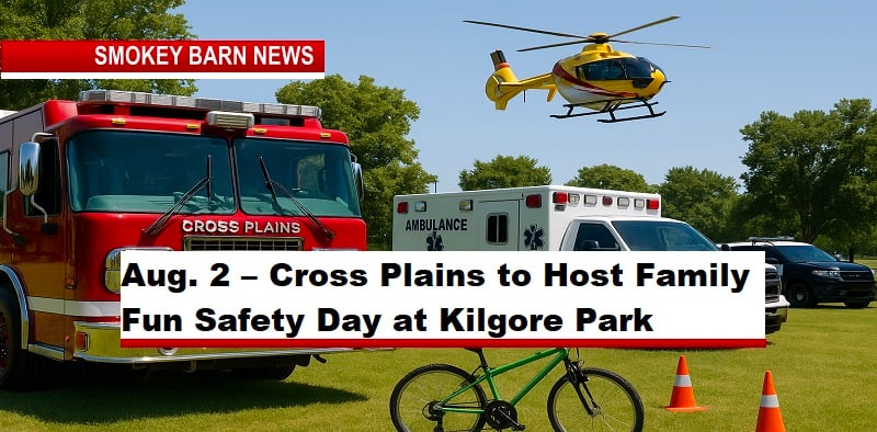 Aug. 2 – Cross Plains to Host Family Fun Safety Day at Kilgore Park