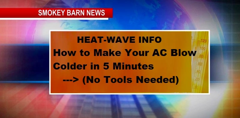 How to Make Your AC Blow Colder in 5 Minutes (No Tools Needed)