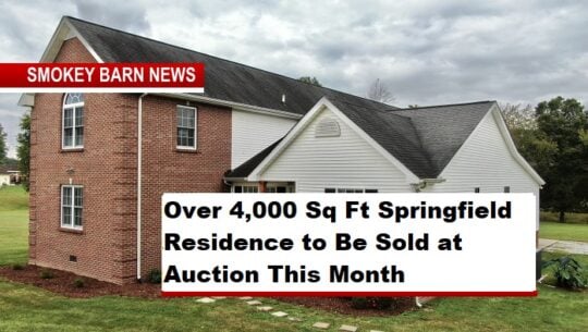 Over 4,000 Sq Ft Springfield Residence to Be Sold at Auction This Month