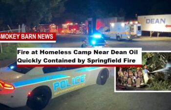 Fire at Homeless Camp Near Dean Oil Quickly Contained by Springfield Fire