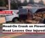 Head-On Crash on Flewellyn Road Leaves One Injured