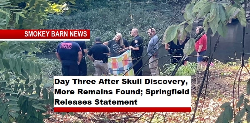 Day Three After Skull Discovery, More Remains Found; Springfield Releases Statement