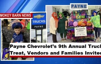 Payne Chevrolet’s 9th Annual Truck or Treat, Vendors and Families Invited