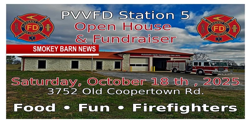 Pleasant View Fire (Station 5) Marks 25 Years with Open House/Fundraiser