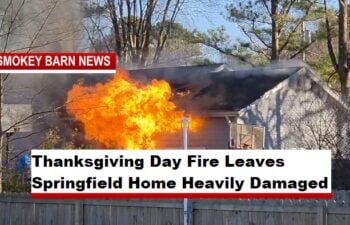 Thanksgiving Day Fire Leaves Springfield Home Heavily Damaged