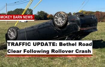 TRAFFIC UPDATE: Bethel Road Clear Following Rollover Crash