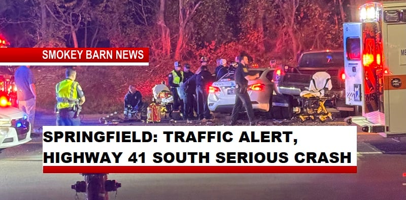 TRAFFIC ALERT, HIGHWAY 41 SOUTH SERIOUS CRASH
