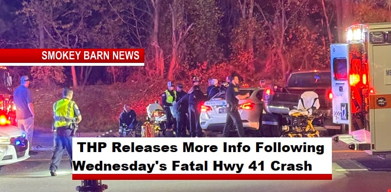  THP Releases More Info Following Wednesday's Fatal Hwy 41 Crash
