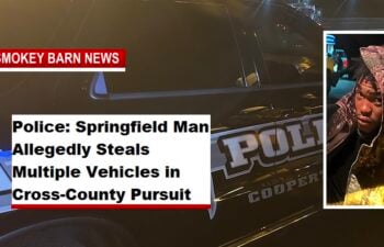 Police: Springfield Man Allegedly Steals Multiple Vehicles in Cross-County Pursuit