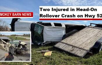 Two Injured in Head-On Rollover Crash on Hwy 52