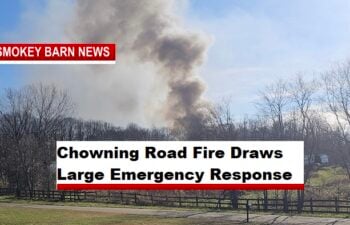 Chowning Road Fire Draws Large Emergency Response