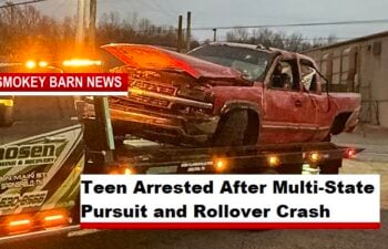 Teen Arrested After Multi-State Pursuit and Rollover Crash