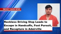Reckless Driving Stop Leads to Escape in Handcuffs, Foot Pursuit, and Recapture in Adairville