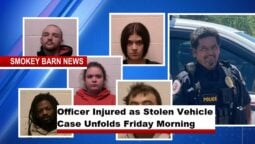 Officer Injured as Stolen Vehicle Case Unfolds Friday Morning