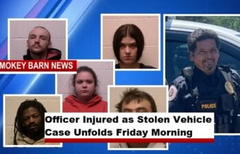Officer Injured as Stolen Vehicle Case Unfolds Friday Morning