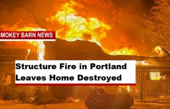 Structure Fire in Portland Leaves Home Destroyed