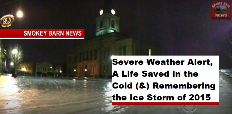 Severe Weather Alert, A Life Saved in the Cold (&) Remembering the Ice Storm of 2015
