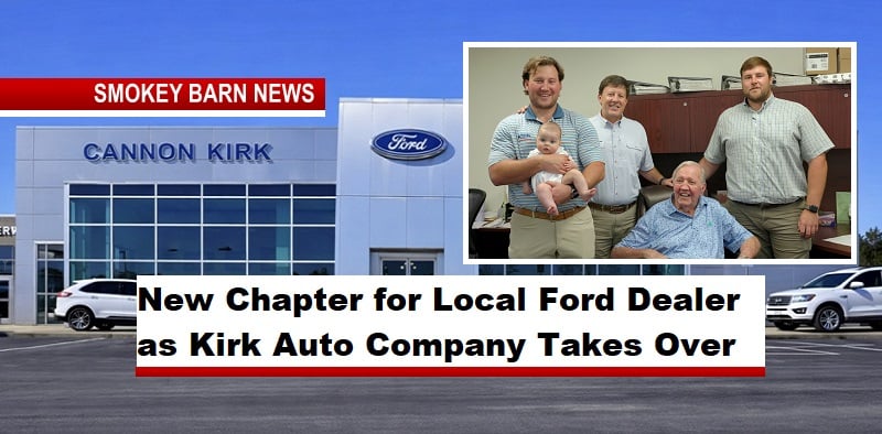 New Chapter for Local Ford Dealer as Kirk Auto Company Takes Over