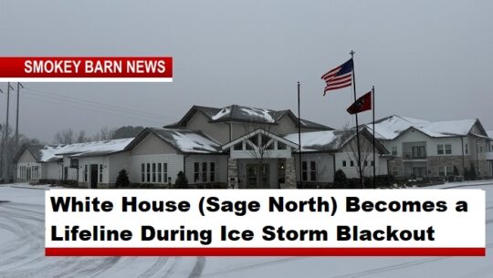 White House (Sage North) Becomes a Lifeline During Ice Storm Blackout