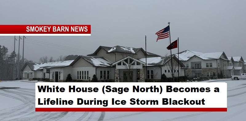 White House (Sage North) Becomes a Lifeline During Ice Storm Blackout
