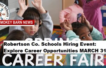 Robertson Co. Schools Hiring Event: Explore Career Opportunities MARCH 31