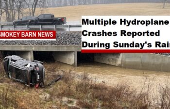 Multiple Hydroplane Crashes Reported During Sunday’s Rain