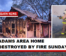 ADAMS AREA HOME DESTROYED BY FIRE SUNDAY