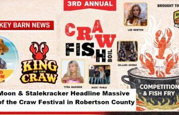 Niko Moon & Stalekracker Headline Massive King of the Craw Festival in Robertson County