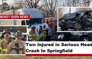 Two Injured in Serious Head-On Crash In Springfield