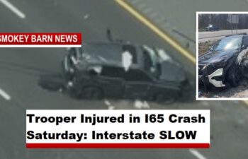 Trooper Injured in I65 Crash Saturday: Interstate SLOW