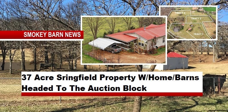 37 Acre Sringfield Property W/Home/Barns Headed To The Auction Block