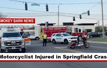 Motorcyclist Injured in Springfield Crash