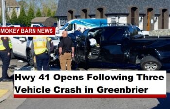 Hwy 41 Opens Following Three Vehicle Crash in Greenbrier