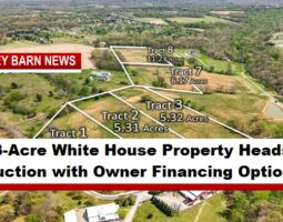 33-Acre White House Property Heads to Auction with Owner Financing Option