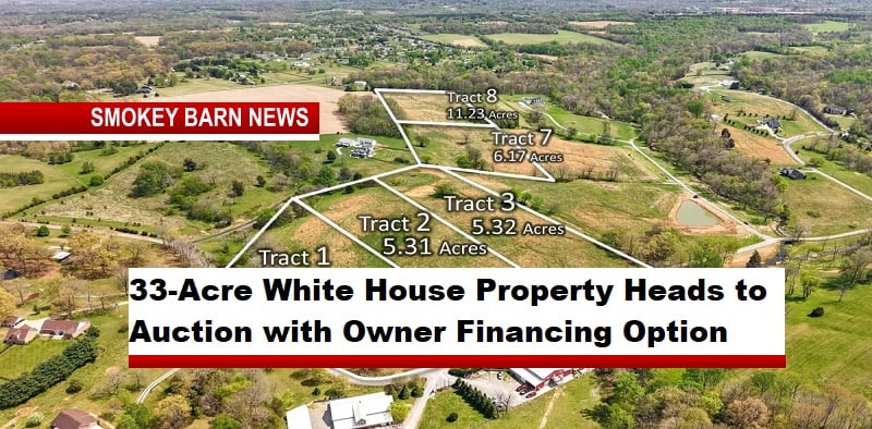 33-Acre White House Property Heads to Auction with Owner Financing Option