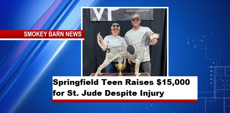 Springfield Teen Raises $15,000 for St. Jude Despite Injury
