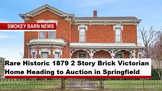 Rare Historic 1879 2 Story Brick Victorian Home Heading to Auction in Springfield