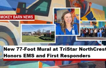New 77-Foot Mural at TriStar NorthCrest Honors EMS and First Responders