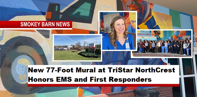 New 77-Foot Mural at TriStar NorthCrest Honors EMS and First Responders