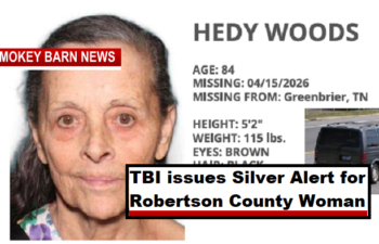 TBI issues Silver Alert for Robertson County Woman